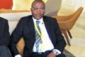Placide Moulakou, lors d’une conférence de presse à la présidence de la République. © Capture d’écran/Gabonreview