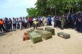 Découverte d’armes de guerre au Gabon, le 22 avril 2015. © D.R