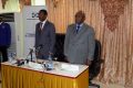 De gauche à droite, le vice-président et le président du CND le 25 février. © Gabonreview
