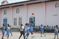 Des jeunes sur un parquet pendant le Don Bosco Invitational, le 29 février 2020 à Libreville. © Gabonreview © Gabonreview