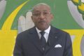 Le Secrétaire général du Parti démocratique gabonais (PDG), Eric Dodo Bounguendza, annonçant, le 9 mars, le «report à une date ultérieure», des manifestations du 25e anniversaire de son parti. © Capture d’écran/Gabonreview