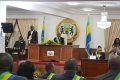 Le président de l’Assemblée nationale ouvrant la première session de l’année 2020 de son institution, le 2 mars 2020, à Libreville. © Gabonreview