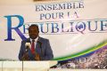 Dieudonné Minlama a exhorté le gouvernement à mettre en place d’une «stratégie nationale de prise en charge des personnes  soupçonnées ou atteintes du coronavirus». © Gabonreview