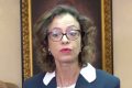 Rosario Bento Pais, ambassadrice de l’Union européenne au Gabon, le 25 mars 2020, à Libreville. © Capture d'écran/Gabon 1ère