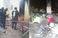 L’incendie du 22 mars au quartier Tougoutougou. © D.R.