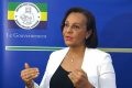 Madeleine Berre a annoncé la reprise du travail dans le Grand Libreville. © D.R.