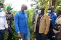Biendi Maganga Moussavou lors de sa mission dans le nord. © D.R.
