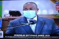 Dans le cadre du combat contre le Covid-19, le Premier ministre, Julien Nkoghe Bekale, a annoncé, le 7 mai 2020, 15 millions de masques et 1000 lits de plus pour le Gabon. © Gabonreview