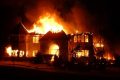 Image illustrative d'une maison en feu.© D.R.