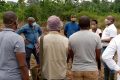 Les partenaires de la ferme agricole baptisée «Le village Graine de Bolokoboué» sur le site de formation, le 26 juin 2020. © Gabonreview