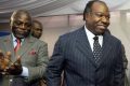 La pétition de Guy Nzouba Ndama (à gauche) met Ali Bongo dans un profond dilemme. © Issou Sanogo/AFP via Getty Images