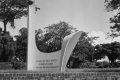 Le «Monument aux Morts» de Libreville dans les années 60. © Gettyimages