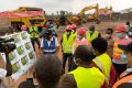 Lancement des travaux de construction de deux centres sectoriels de formation dans les métiers du bâtiment et travaux publics, et des technologies de l’information et de la communication. © Gabonreview
