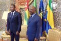 Faure Gnassingbé, reçu à Libreville, ce 24 août 2020, par Ali Bongo. © Captutre d’écran Gabonreview / Facebook/PresidenceGabon