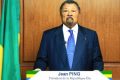 Le président de la Coalition pour la nouvelle République (CNR), leader de l’opposition gabonaise, Jean Ping, s’est adressé, le 16 août, au peuple gabonais dans le cadre des 60 ans de l’Indépendance du Gabon. © D.R.