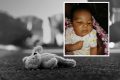 Le bébé kidnappé (en médaillon), à Bizango le 23 septembre, a été retrouvé à Lambaréné. © Gabonreview/Shutterstock/D.R.