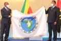Au terme de la 18 réunion des chefs d’Etat et de gouvernement de la CEEAC, le 27 novembre 2020, à Libreville, Ali Bongo Ondimba a passé le flambeau à Denis Sassou Nguesso. © CEEAC