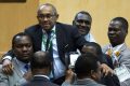 Le président de la Confédération africaine de football (Caf) suspendu pour 5 ans par la Fédération internationale de football association. © D.R.