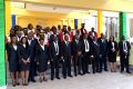 Les 16 juges consulaires ayant prêté serment le 16 novembre devant la Cour d’appel. © Gabonreview