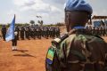 Le contingent gabonais en Centrafrique, en décembre 2019. © Minusca