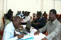 Le 3e adjoint au maire, Adrien Nguema Mba, lançant le recensement du personnel de la mairie de Libreville, le 9 décembre 2020. © D.R.
