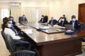Le ministre de la Santé et ses collaborateurs, lors de la présentation du logiciel de gestion des ressources humaines iHRIS, devant favoriser la gestion optimale des agents de la Santé. © D.R.