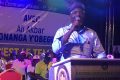 Ali Akbar Onanga lors de sa campagne de 2018 lui ayant permis d’être élu une première fois avant sa nouvelle élection le 30 janvier 2021. © Facebook /AliAkbarOnangaYobegue