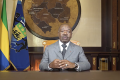 Ali Bongo s’adressant aux populations gabonaises, le 11 février 2021. © Gabonreview/Capture d’écran