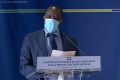 Hugues Mbadinga Madiya, le 12 février 2021, à Libreville. © Capture d'écran/ Gabonreview