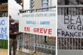 Le mot d’ordre de grève a été suivi dans les représentations provinciales de la BEAC, notamment à Franceville, Oyem et Libreville © Facebook