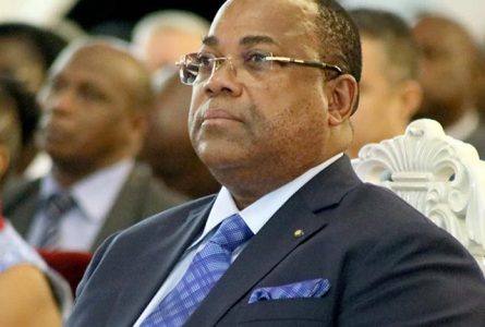 Julien Nkoghe Bekale, ancien Premier ministre, député PDG de Ntoum. © KJK Com.