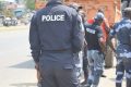 Neuf policiers soupçonnés de racket et trafic de drogue ont été suspendus par
commandant en chef des FPN, le 29 mars 2021 à Libreville. © Gabonreview