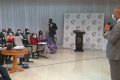 Guy Patrick Obiang a sollicité l’implication des sénateurs le 25 mars 2021 à Libreville, pour la sensibilisation des populations dans le but de se faire vacciner. © Sénat-Gabon