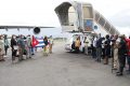L’accueil à l’aéroport de Libreville de la délégation sanitaire cubaine, le 11 avril 2021. © Ministère de la Santé
