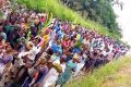 Les populations de Mekambo ont manifesté, le 17 avril 2021, contre les ravages des éléphants dans leurs plantaions. © Facebook