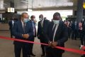 Coupure du ruban symbolique du lancement des nouveaux produits de HPG à l’aéroport de Libreville. © Gabonreview