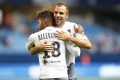 S’ils remportent les deux derniers matchs de championnat, Jim Allevinah et Clermont sont assurés de jouer en Ligue 1 la saison prochaine. © L’Equipe