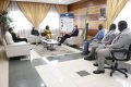 Le ministre de la Santé avait reçu, le 1er mars 2021, à Libreville, les parents de Yann Engonga. © Com. gouvernementale