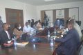Instantanée de la séance de travail des représentants des compagnies aériennes à l’Agatour, le 3 juin 2021. © Gabonreview