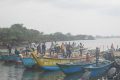 Quelques embarcations de pêche artisanale déjà équipées de la balise ‘’Nemo’’, le 2 juillet 2021 à Libreville. © Gabonreview