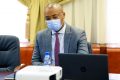 Dr Guy Patrick Obiang Ndong (le 28 septembre), annonce l’arrivée des équipes de vaccination mobiles dans les administrations publiques. © Primature-Gabon