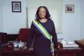 Estelle Ondo a dénoncé et condamné, le 29 octobre 2021 Libreville, les propos anti-Fang du leader du parti des Gaullois. © D.R.