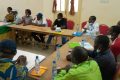 Les membres des coopératives des planteurs de cacao de la ville de Minvoul, formés aux techniques de plaidoyer. © Brainforest