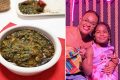 Jocelyne Moussavou et l’une de ses filles ont fêté Thanksgiving en dégustant un délicieux plat de feuilles de manioc, le 25 mai 2021 en Floride, aux Etats-Unis. © Montage I Gabonreview