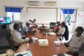 Les membres du collège société civile au sein de l’ITIE Gabon pendant leur séance de sensibilisation et d’information à Port-Gentil sur la norme ITIE. © D.R.