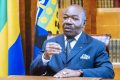 Ali Bongo lors de son allocution du 31 décembre 2021. © Com présidentielle