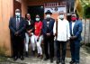 Le bureau directeur de l’ONG Messuck Mina du Gabon, lors de l’inauguration du siege sise à Ondogho, dans le sixième arrondissement de la commune de Libreville. © D.R.