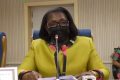 La ministre de l'Economie et de la Relance face aux députés, le 31 janvier 2022. © Gabonreview