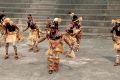 Un groupe de danse sur la scène du Ciciba, le 19 février 2022. © Gabonreview