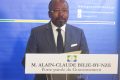 Le Porte-parole du gouvernement, Alain-Claude Billie-By-Nze, le 28 avril 2022. © Gabonreview